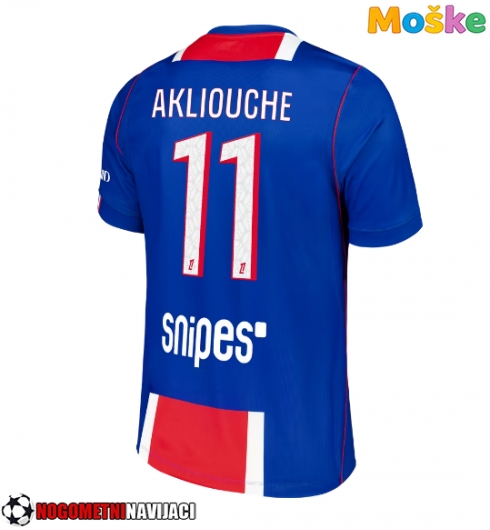 Moške Nogometnih dresov Paris Saint-Germain Maghnes Akliouche #11 Domači 2026-27 Kratki rokavi Moške Nogometnih dresov Paris Saint-Germain Maghnes Akliouche #11 Domači 2026-27 Kratki rokavi
